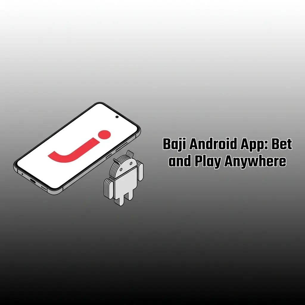 Baji Android app interface showing mobile betting and casino games accessible anywhere on your device