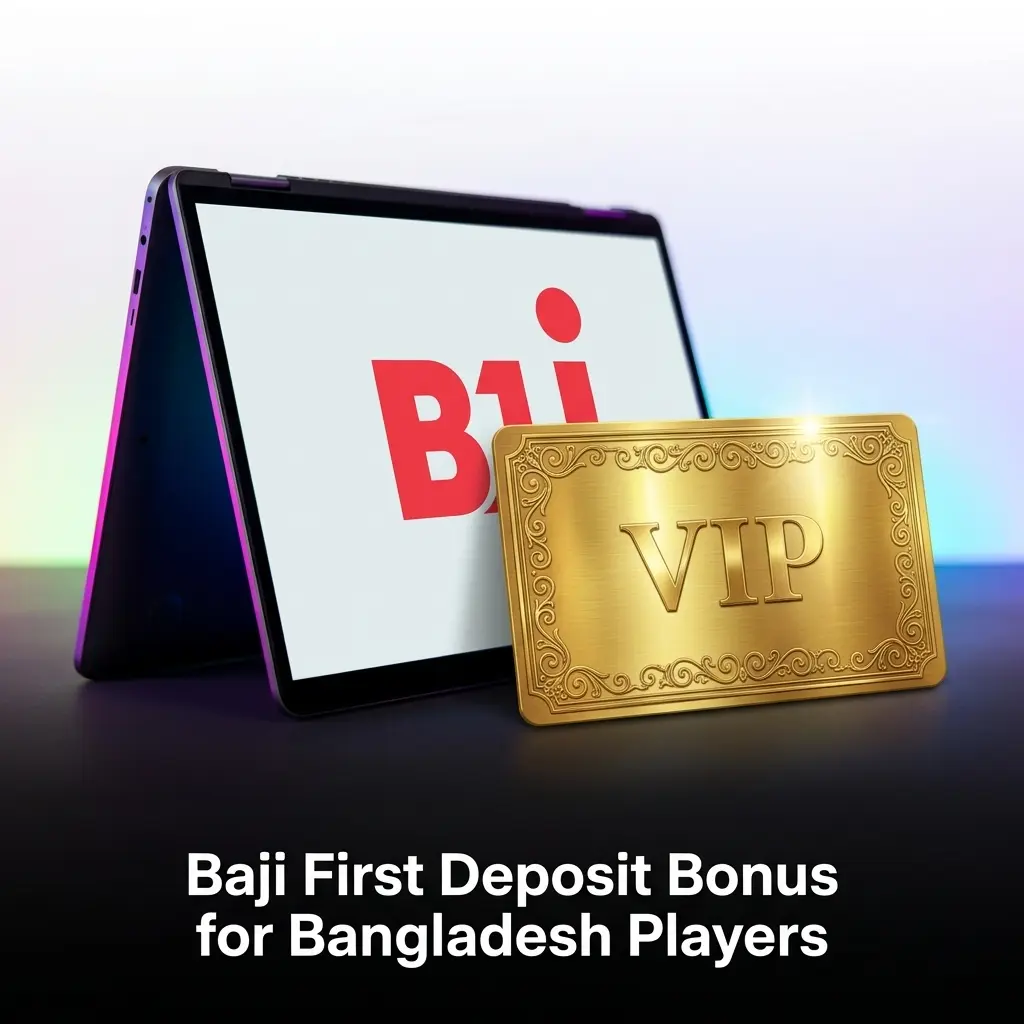 Baji first deposit bonus Bangladesh: 100% up to 1,000 BDT all games or 77% up to 7,777 BDT sports betting