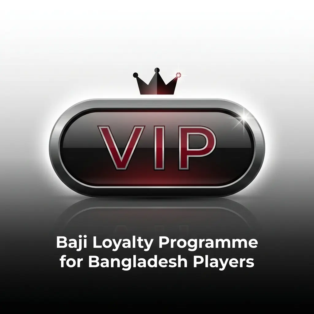 Baji loyalty programme tiers for Bangladesh players showing Bronze to VIP rewards, cashback, and points redemption benefits