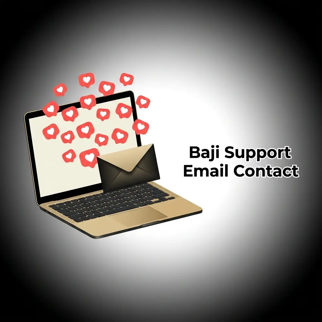 Baji support email contact at support@baji.live for KYC queries, complaints, and account issues with 24–48hr response time