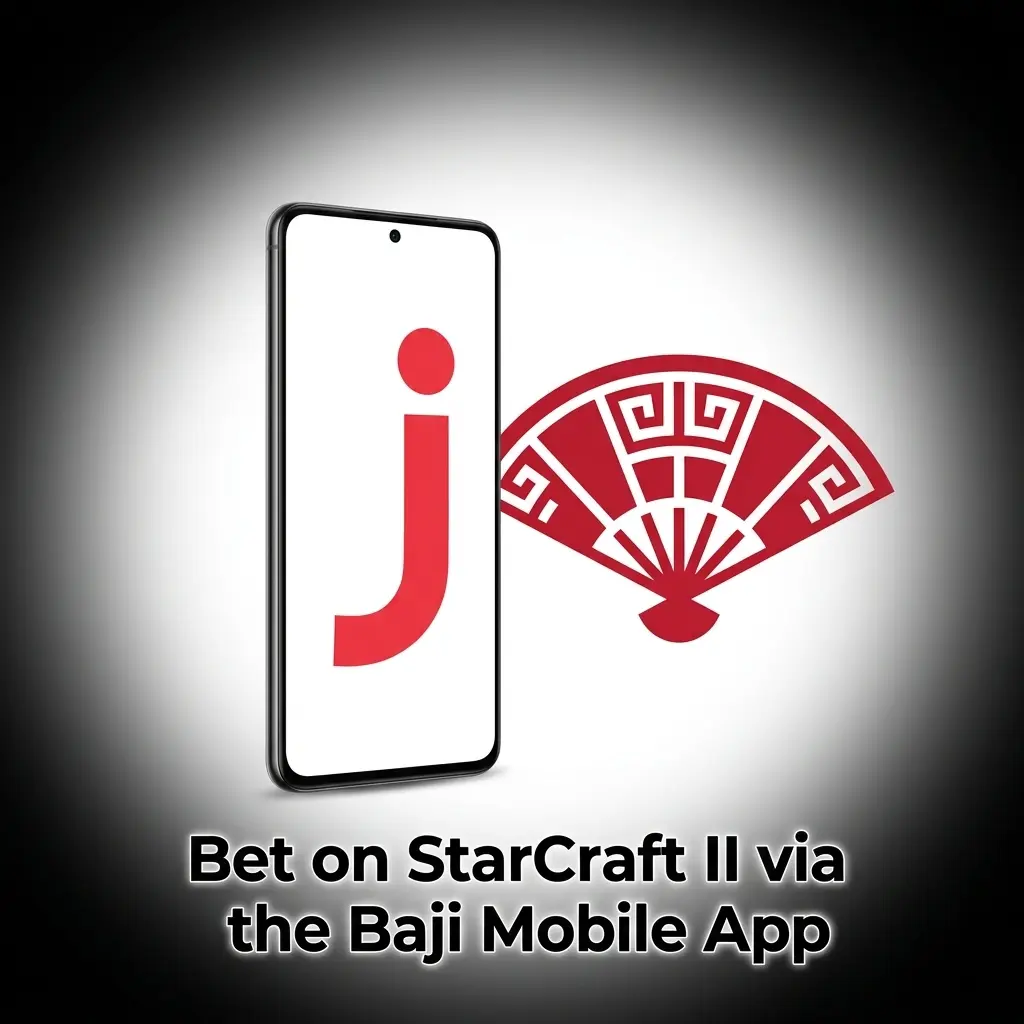 Baji mobile app interface showing StarCraft II betting options with live odds for Bangladesh players