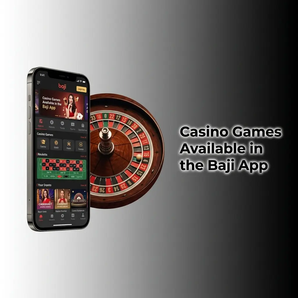 Baji app casino games including Aviator, Lightning Roulette, Teen Patti and Live Baccarat from top providers