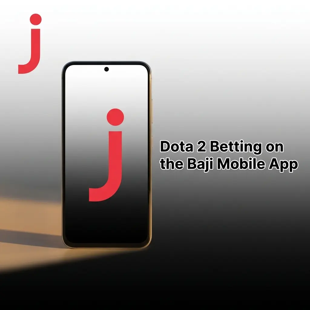 Baji mobile app Dota 2 betting interface showing esports markets, live odds, and bet placement on Android or iOS