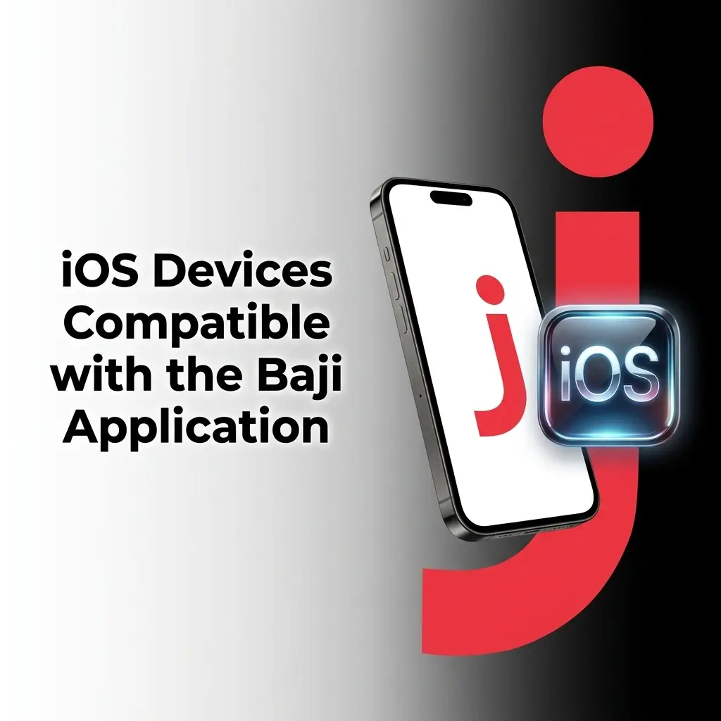 Apple iOS devices compatible with Baji app, including iPhone 11–15, iPad Air, iPad Pro, and iPad Mini 6 on iOS 12+