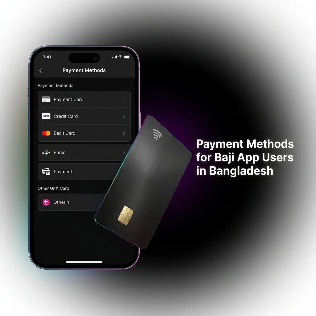 Baji app payment methods in Bangladesh including bKash, Nagad, Rocket, DBBL, bank transfer, and crypto options