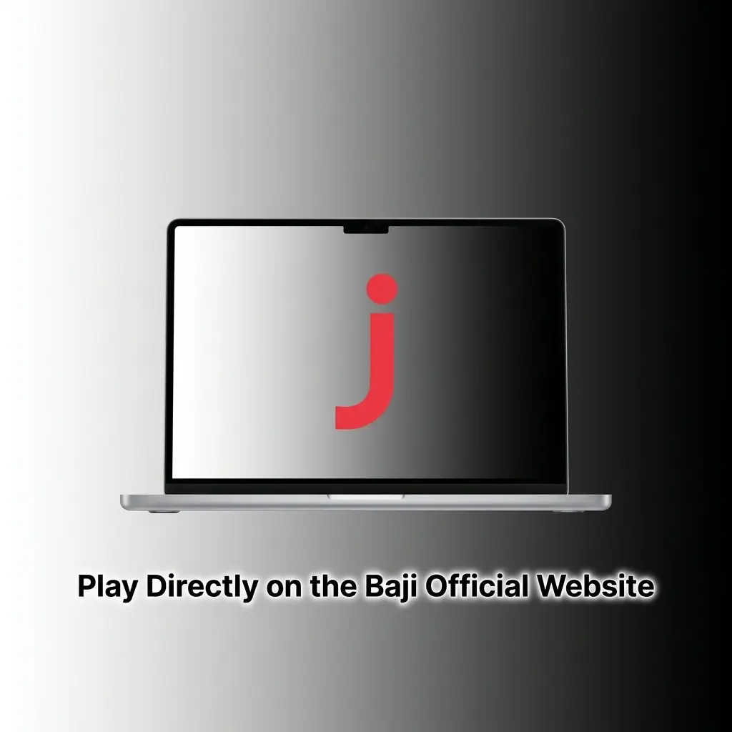 Baji official website browser access showing sports betting, live casino, slots and table games with no installation required