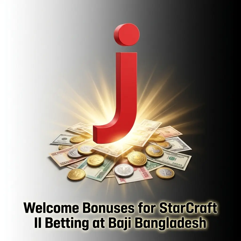 Baji Bangladesh welcome bonuses for StarCraft II betting, up to 7,777 BDT on first deposit for new players