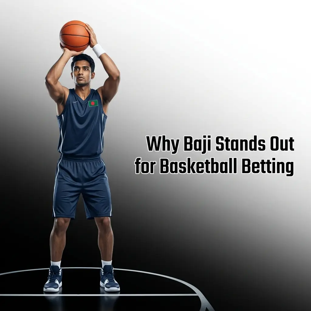 Baji basketball betting platform featuring NBA odds, live in-play markets, BDT payments, and mobile app for Bangladeshi bettors